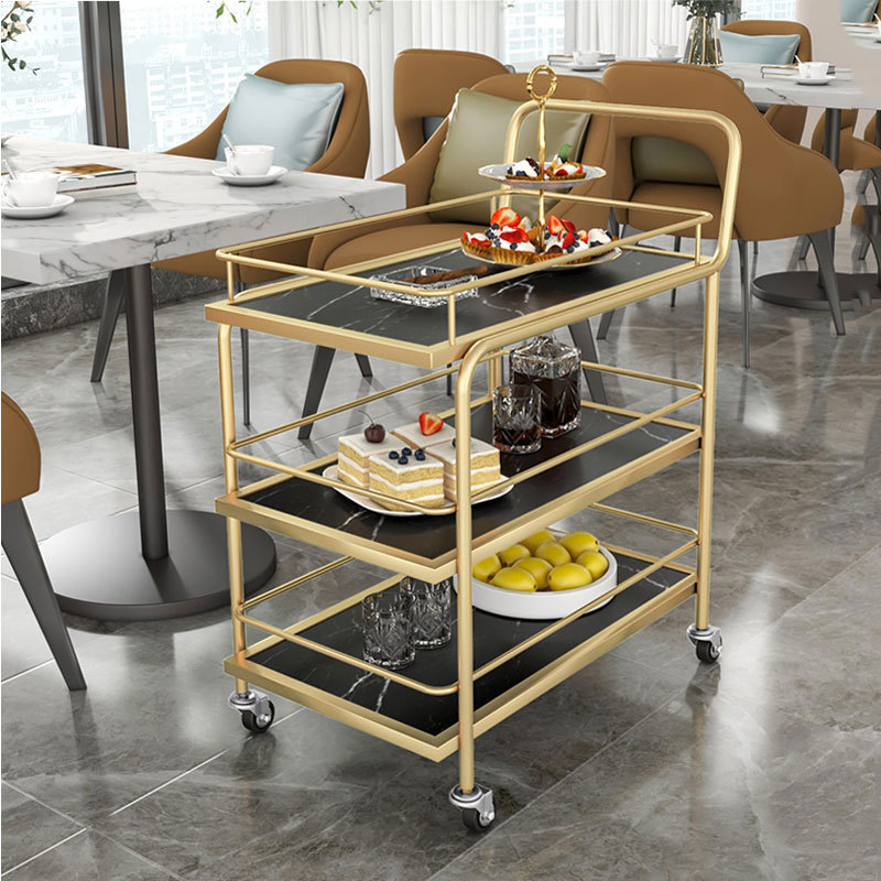 Food Storage In Restaurant - PYH mobile trolley, light luxury storage