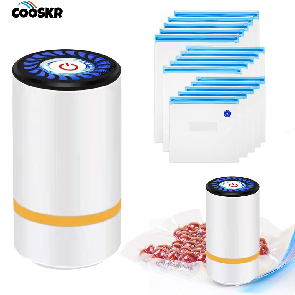 Food Storage Vacuum Pump - Electric Air Pump Handheld Automatic Air