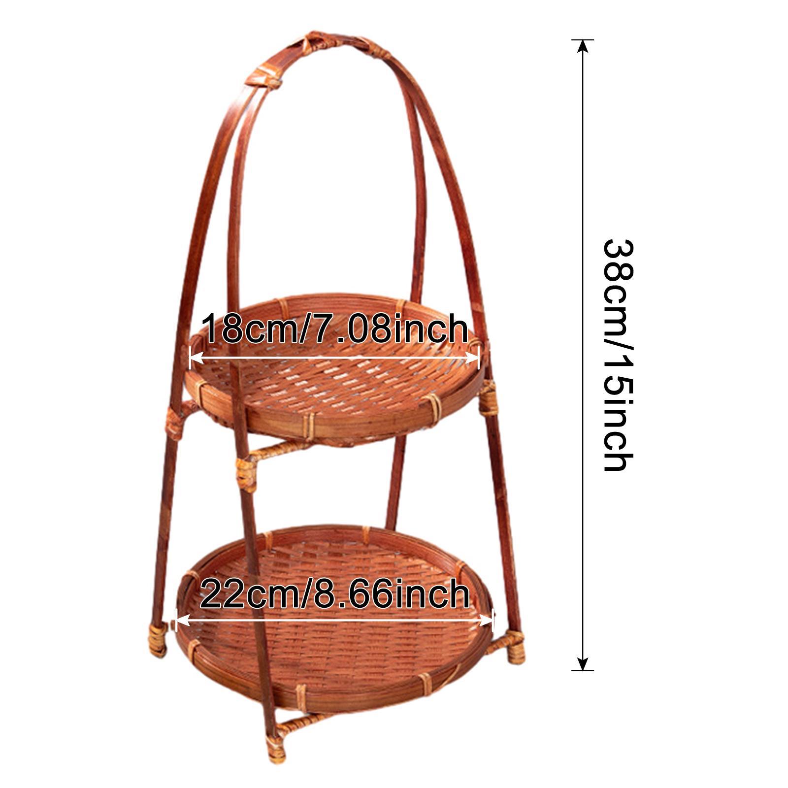 Food Storage In Restaurant - Bamboo Woven Fruit Basket Meal Basket