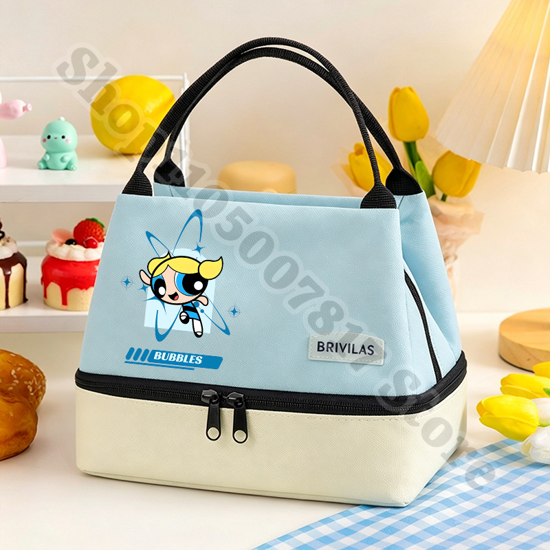 Food Storage Roll Bags - Kawaii The Powerpuffs Girls Anime Zip