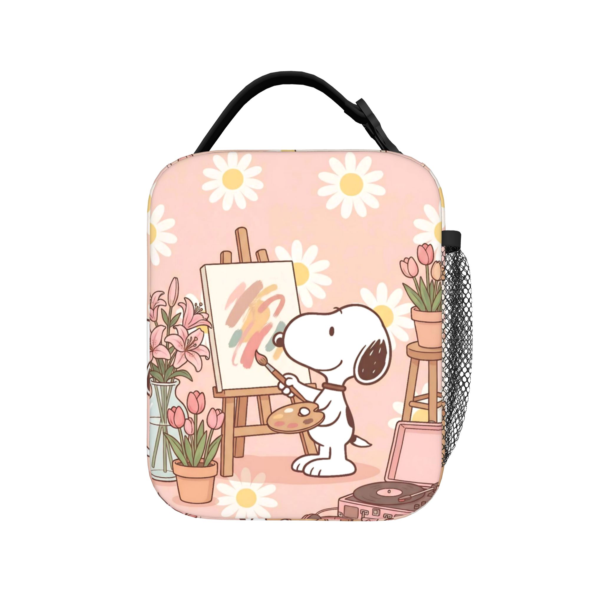 Food Storage Roll Bags - Drawing Cute S-Snoopys Insulated Lunch Bag