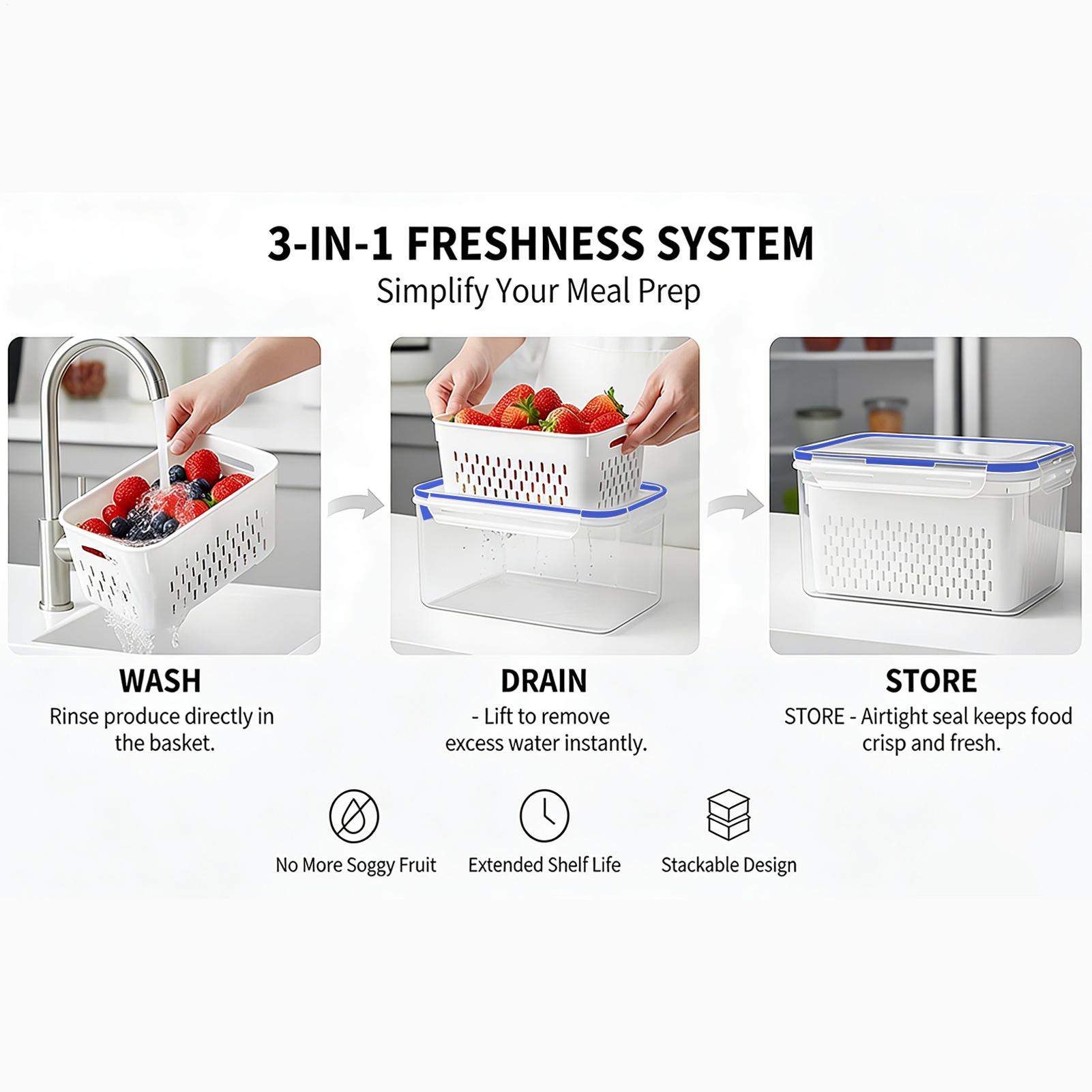 4 In 1 Food Storage Container  - Food Storage Container recension och pris