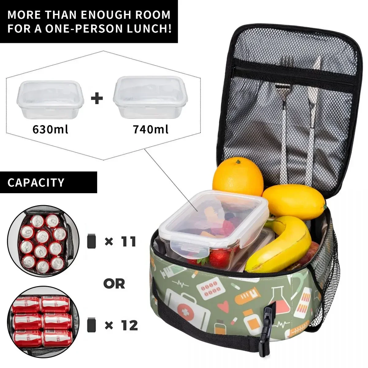 Nurse Healthcare Pattern Merch - Food Storage Bag recension och pris