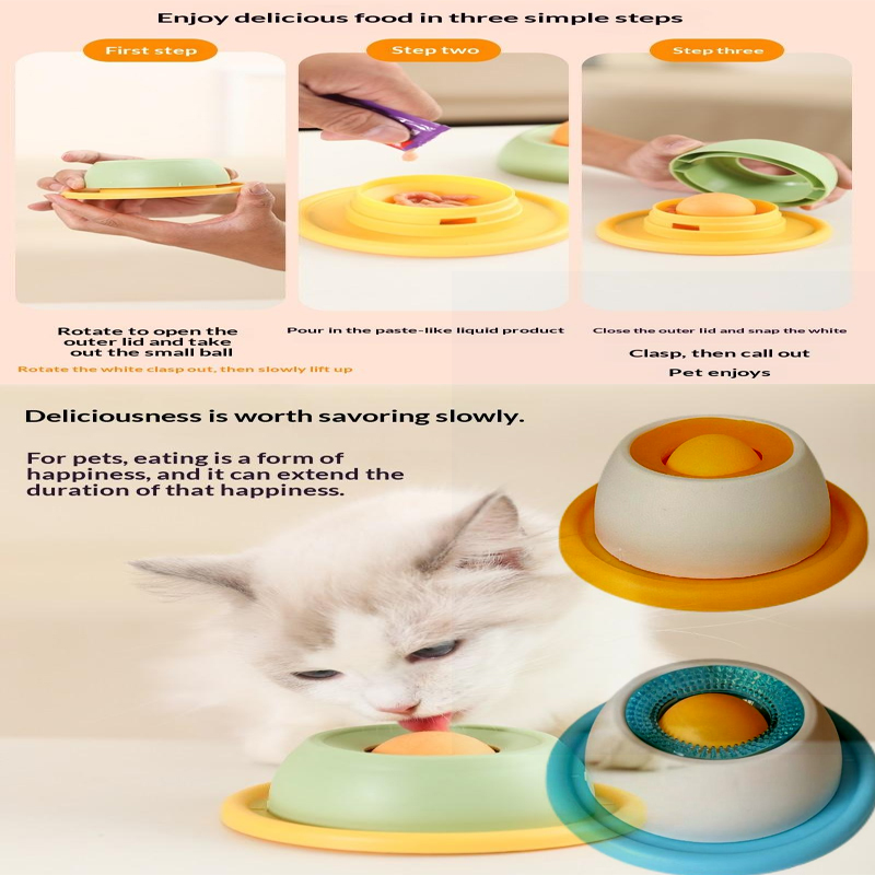 1PCS Pet Lick Mat Yogurt Licki - Food Storage Yogurt recension och pris
