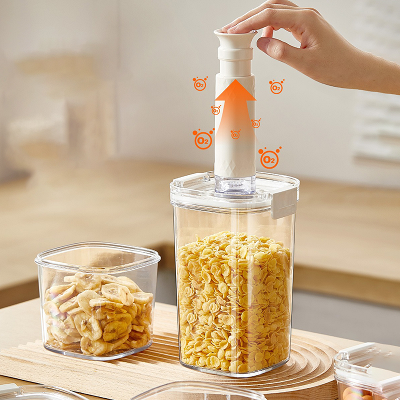 Vacuum Sealed Tank Coffee Bean - Food Storage Jar Set recension och pris