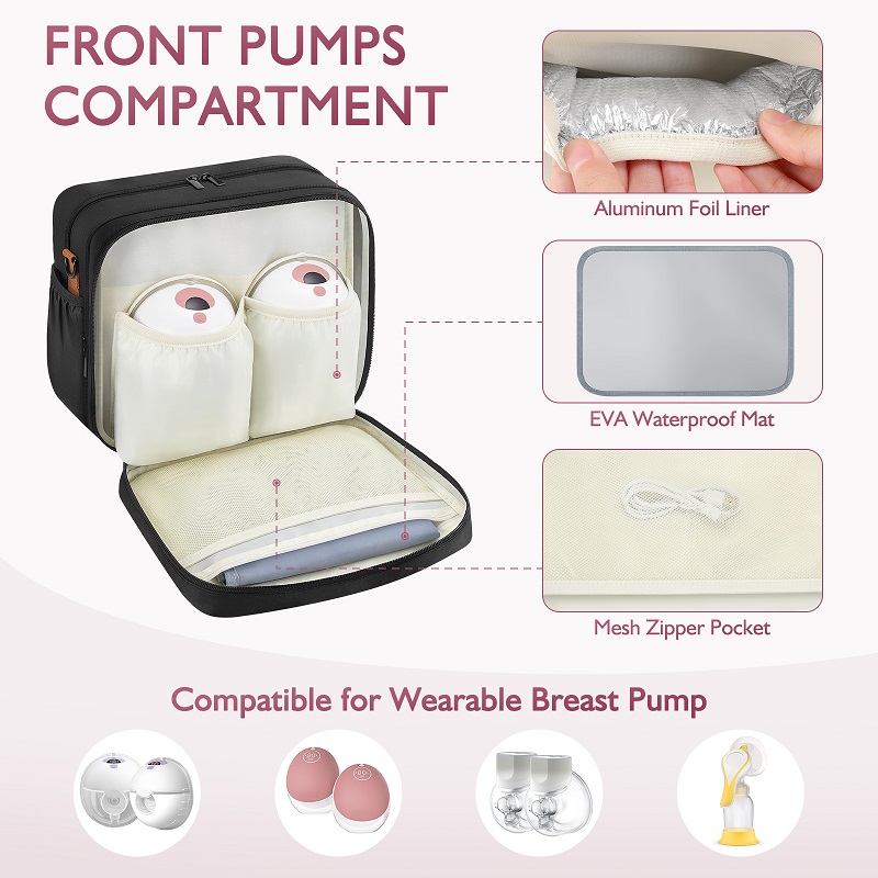Detachable Breast Pump Bag wit - Food Storage Baby recension och pris
