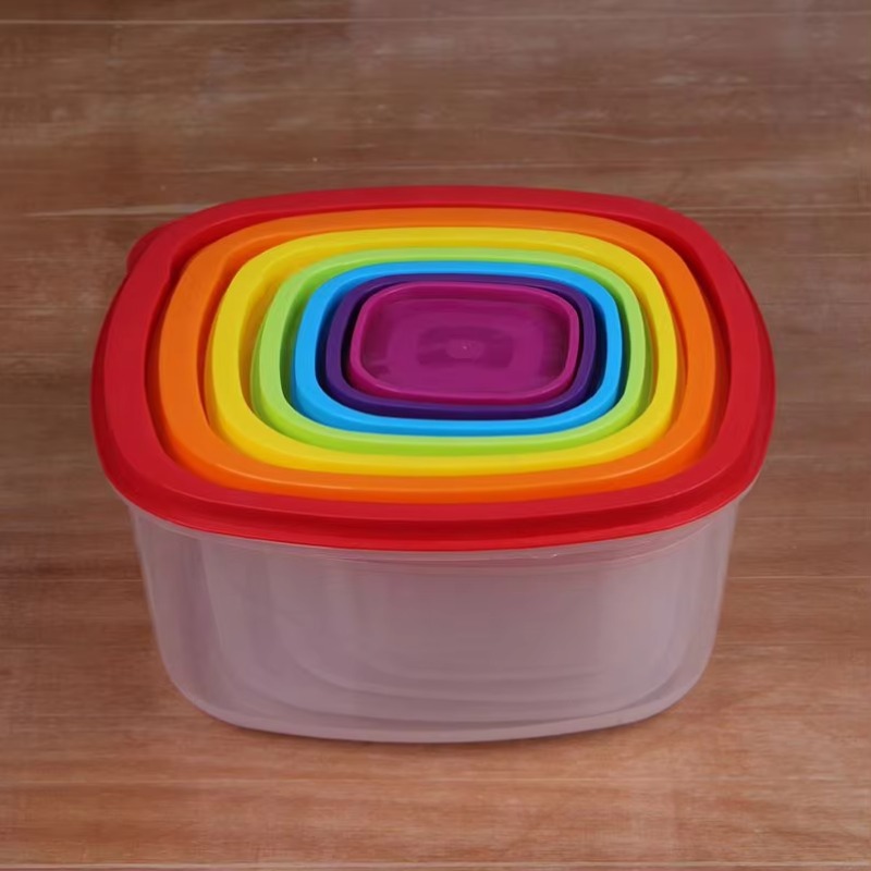 Rainbow 7pcs Food Container Pl - Food Storage Container recension och pris