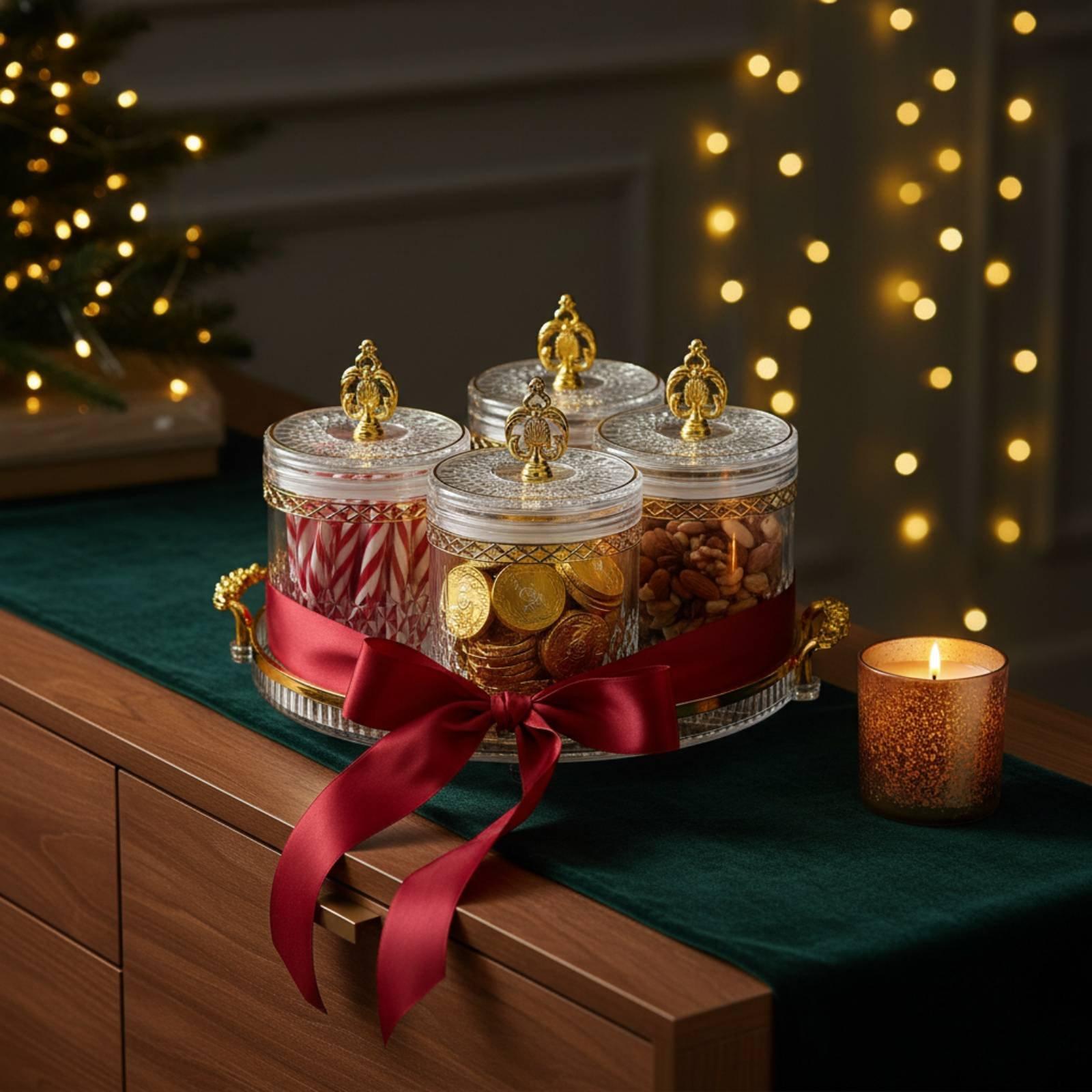 Airtight Rotating Storage Jar  - Food Storage Jar Set recension och pris