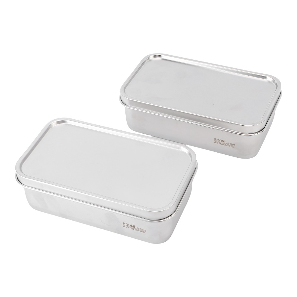 2PCS Practical 304 Stainless S - Food Storage Camping recension och pris
