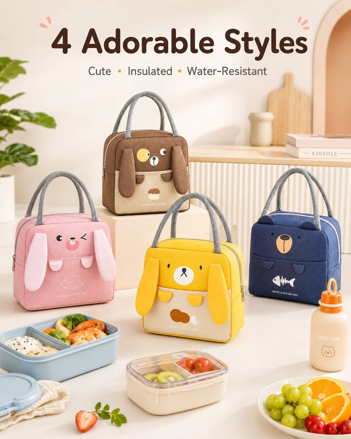 Portable Cartoon Thermal Coole - Food Storage Camping recension och pris