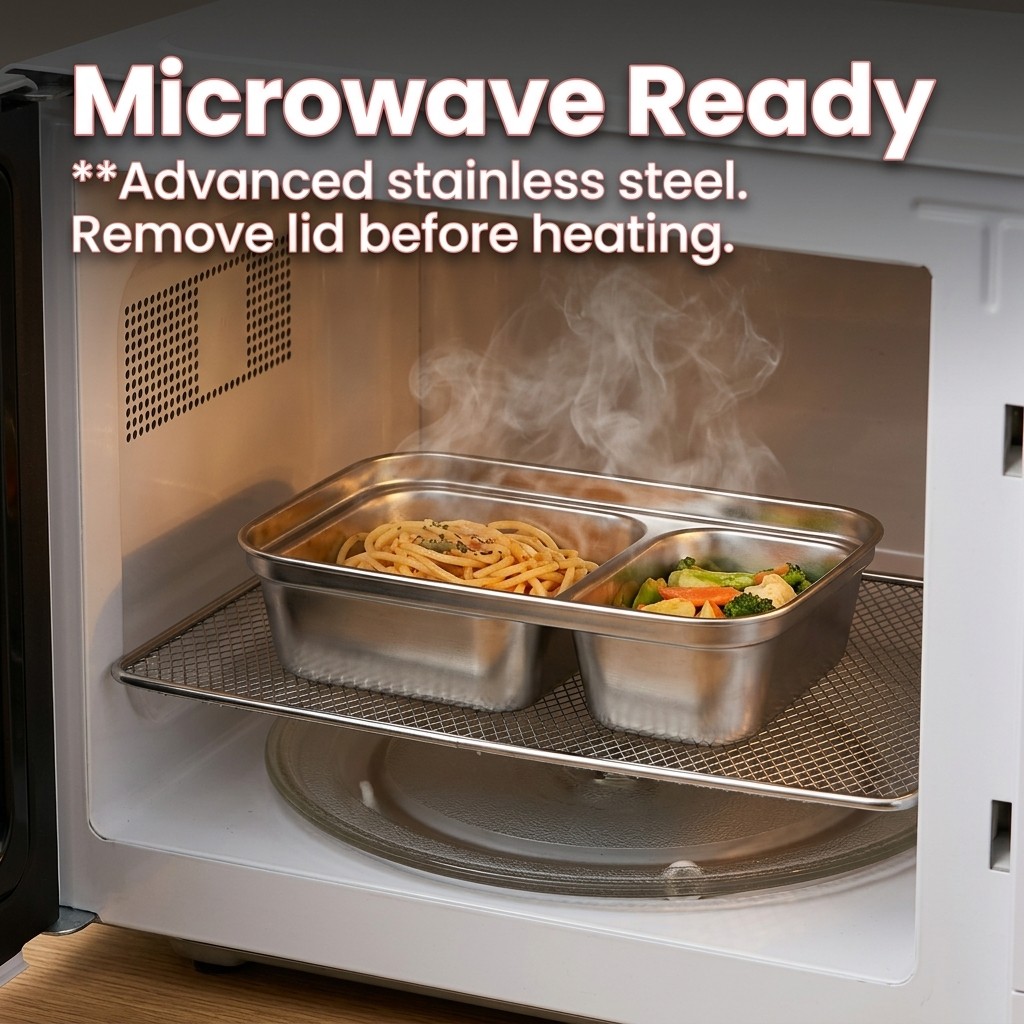 Microwave Safe 304 Stainless S - Food Storage Jar Set recension och pris