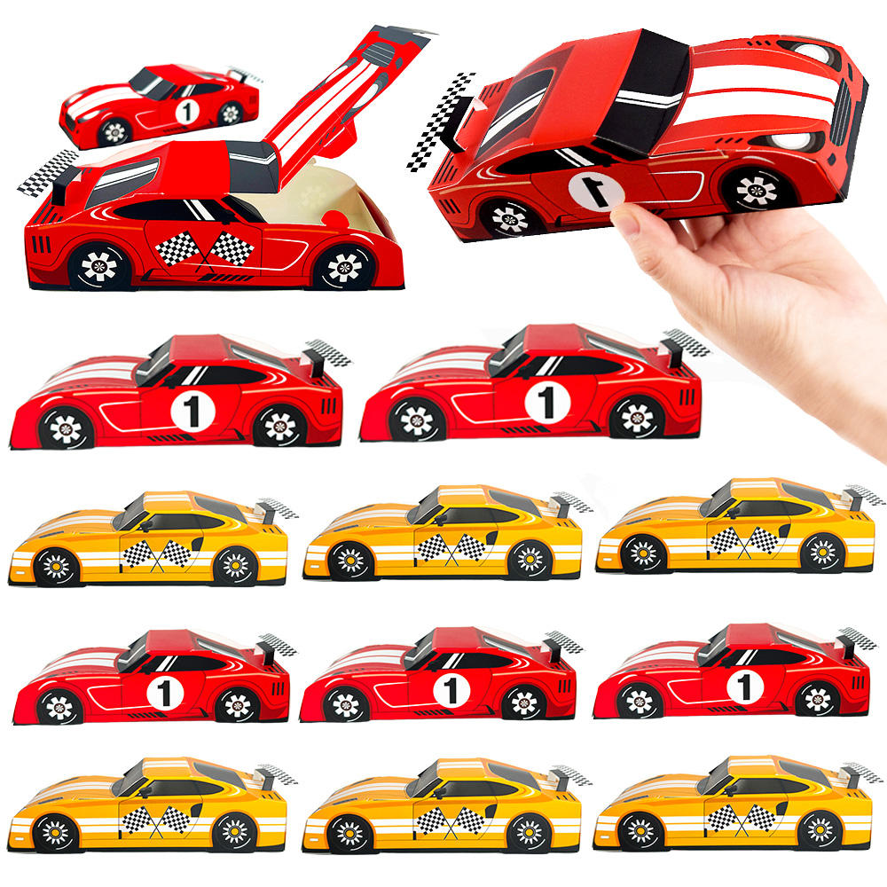 10/20/30pcs Racing Car Theme G - Food Storage Baby recension och pris