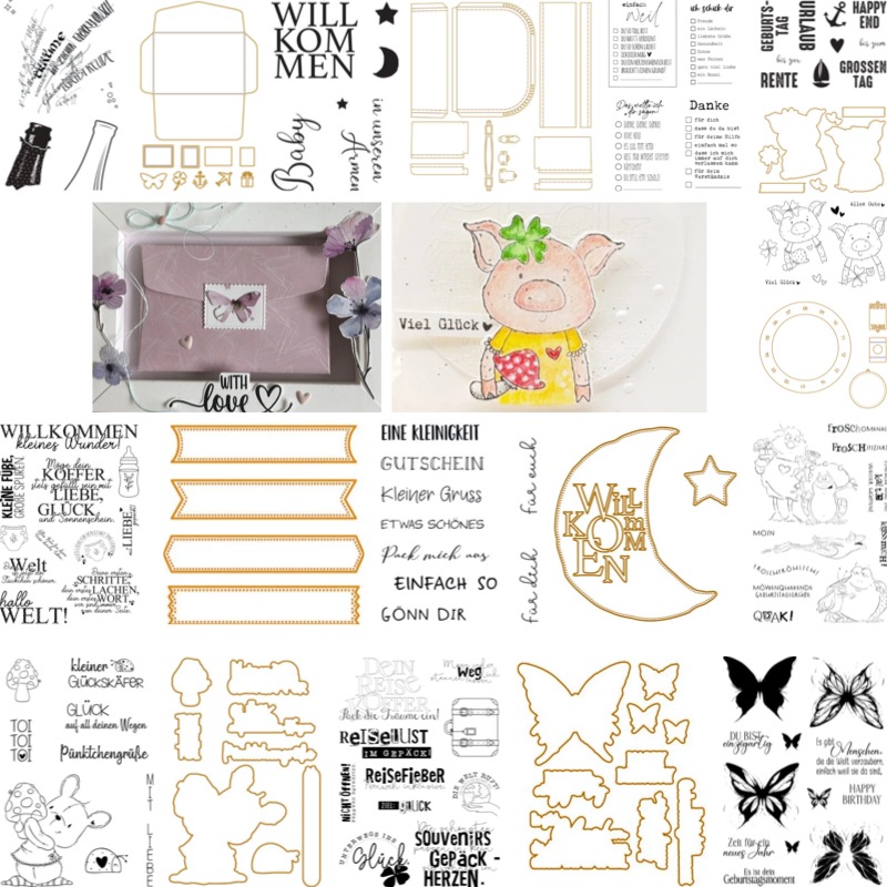 Baby Suitcase Stamps And Dies  - Food Storage Baby recension och pris
