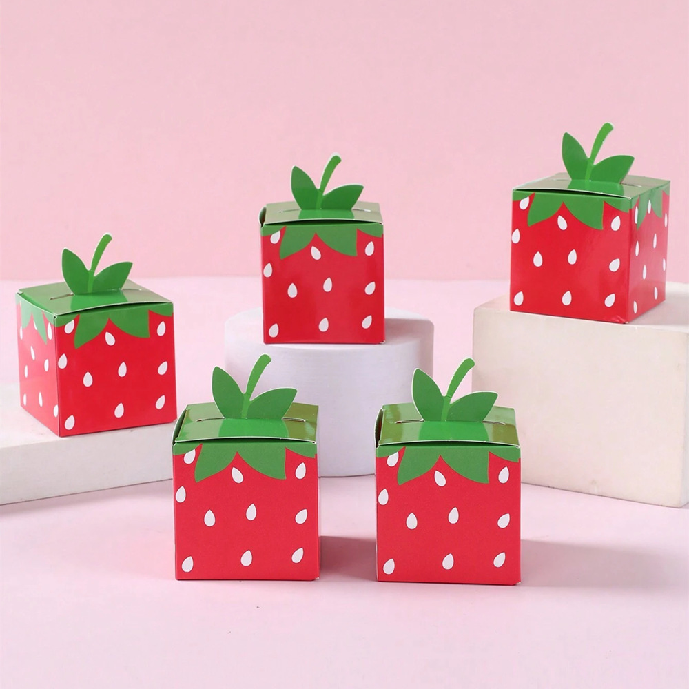 10Pcs Sweet Fruit Strawberry T - Food Storage Baby recension och pris
