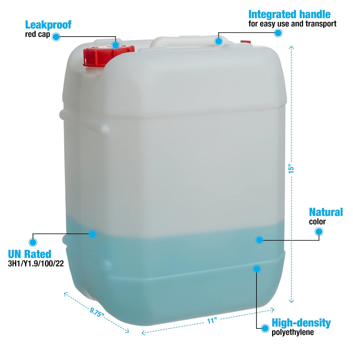 5 Gallon Stackable Plastic Car - Food Storage Container recension och pris
