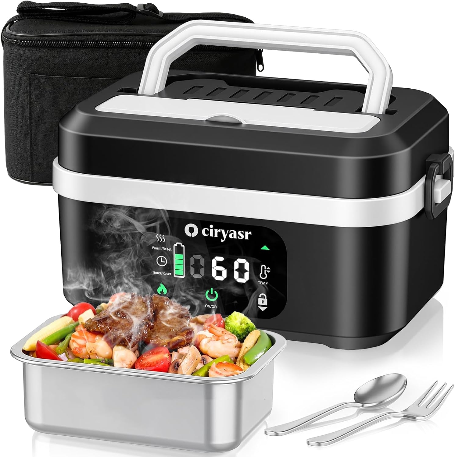 Powerful Electric Lunch Box, 1 - Food Storage Camping recension och pris