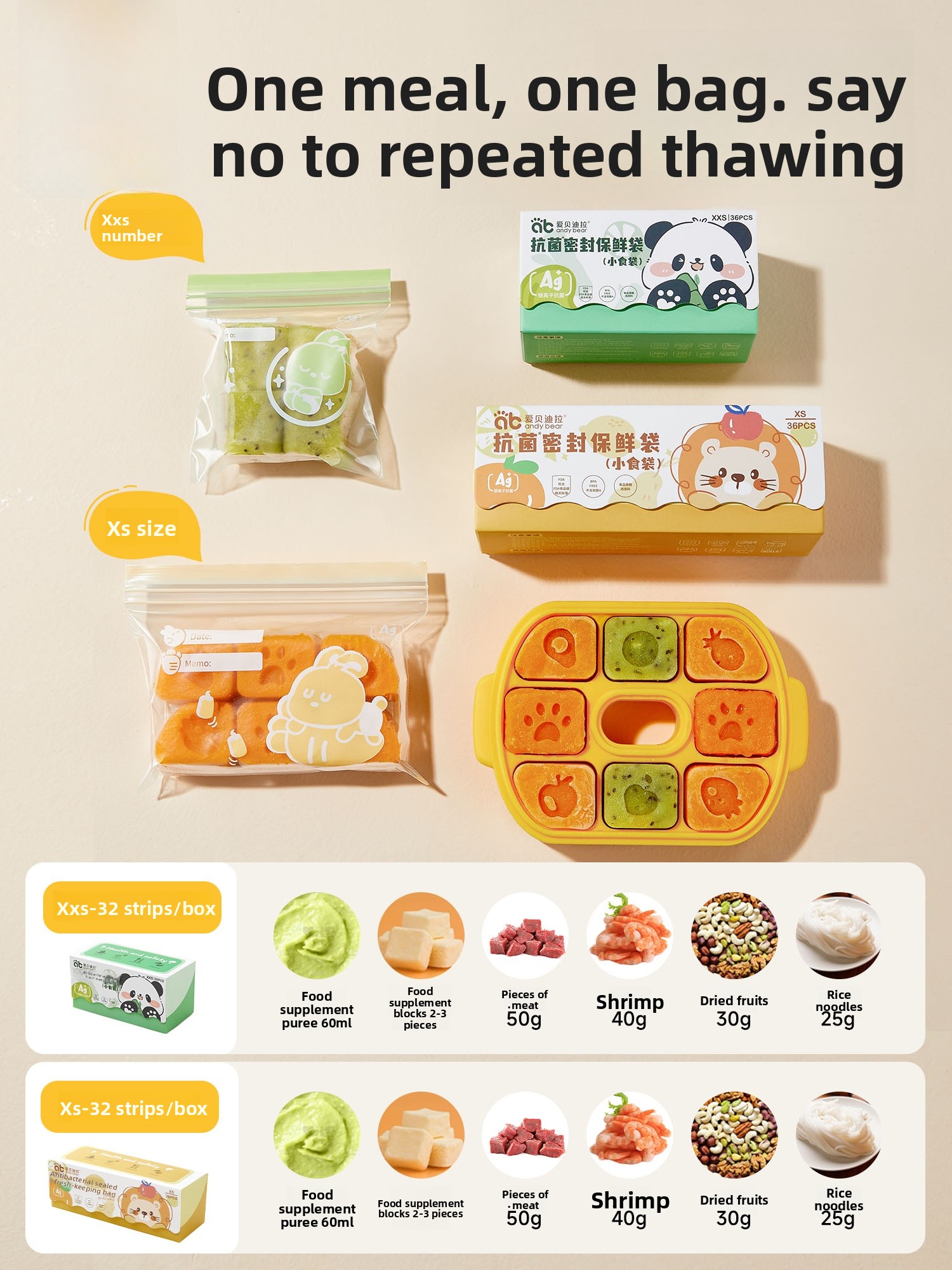 Baby Food Grade Preservation S - Food Storage Baby recension och pris
