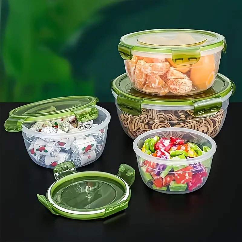 4 Plastic Food Storage Contain - Food Storage Camping recension och pris