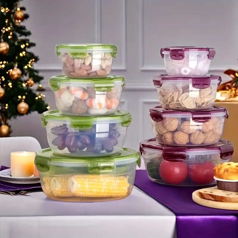 4 Plastic Food Storage Contain - Food Storage Camping recension och pris