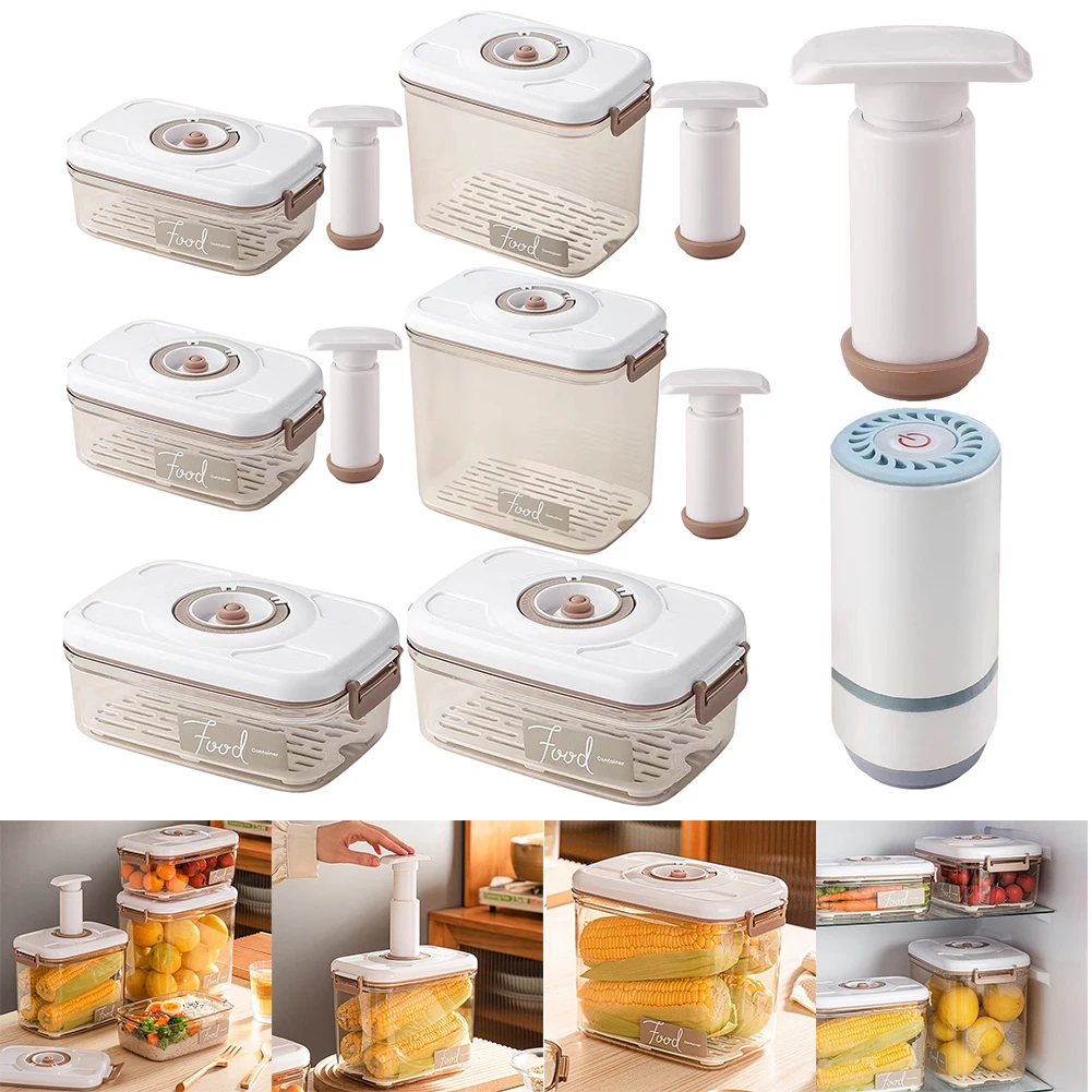 Vacuum Food Storage Box Vacuum - Food Storage Vacuum Pump recension och pris