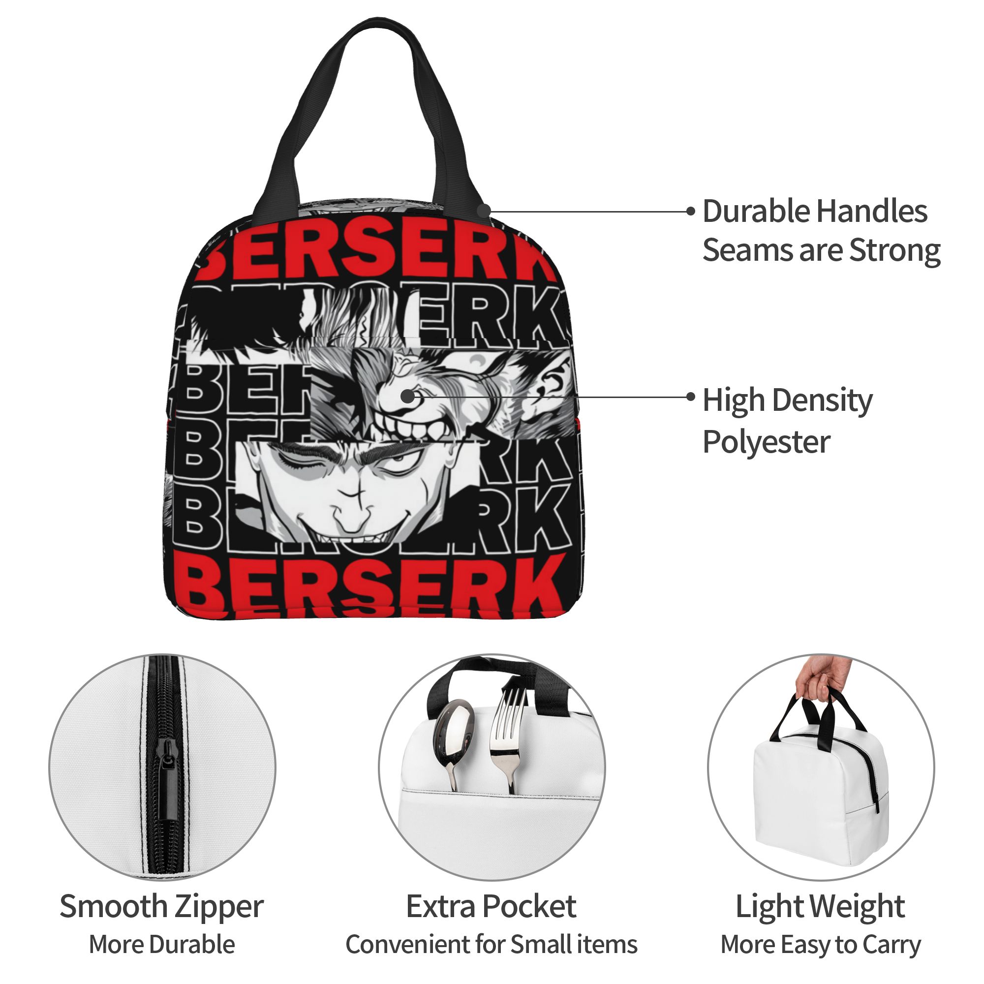 B-Berserks Thermal Insulated L - Food Storage Roll Bags recension och pris