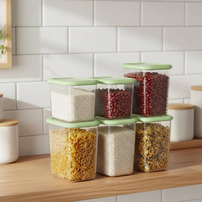 6 Pieces Airtight Food Storage - Food Storage Container recension och pris