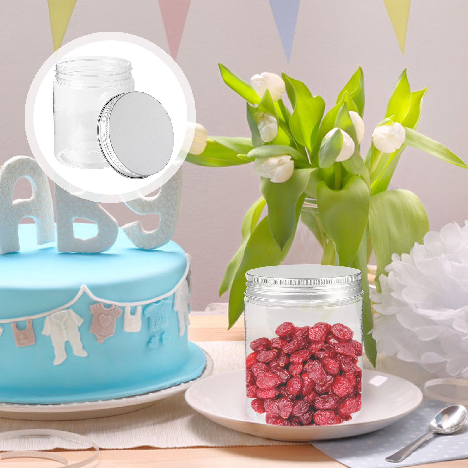 12Pcs Plastic Storage Jars Hou - Food Storage Container recension och pris