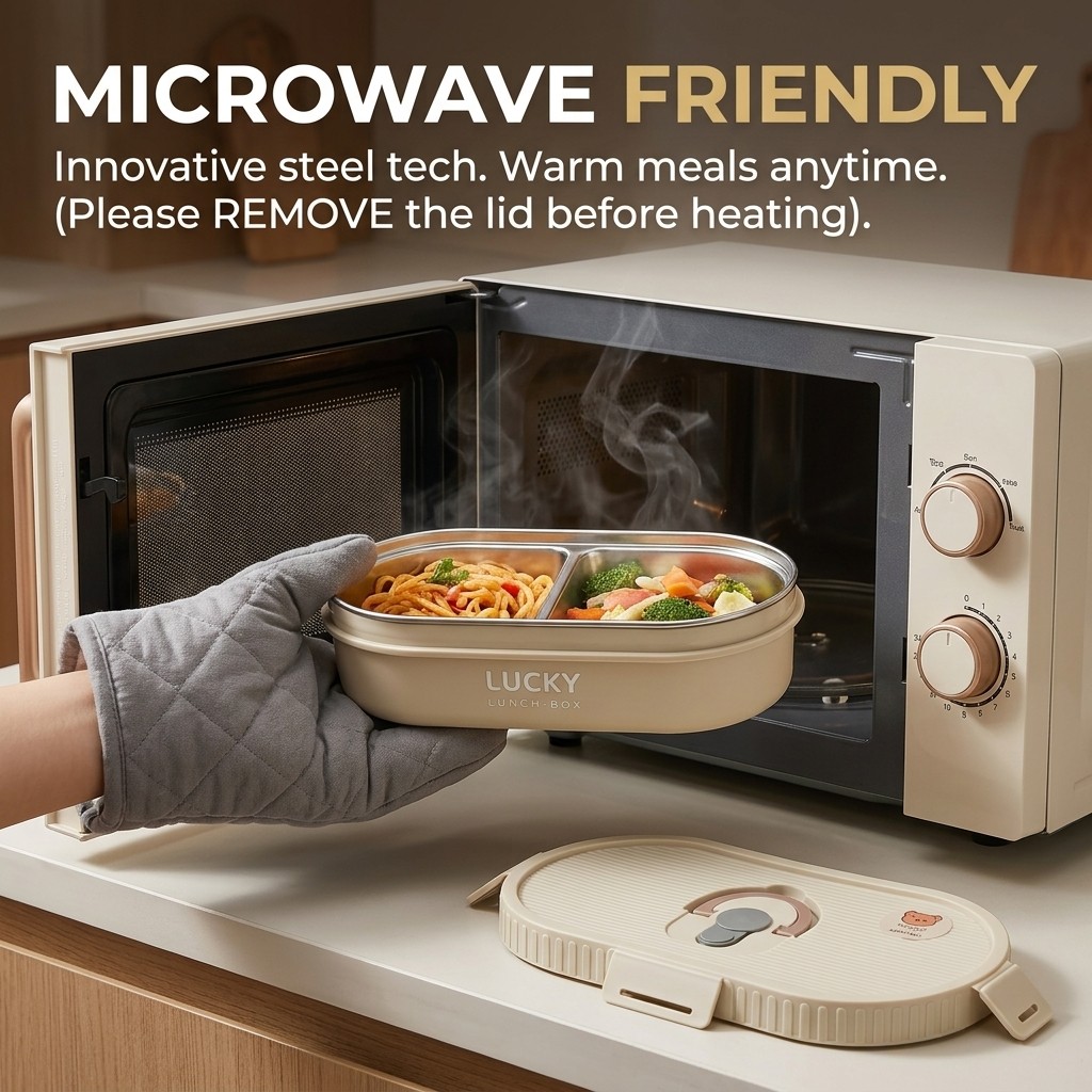 Microwavable 304 Stainless Ste - Food Storage Jar Set recension och pris