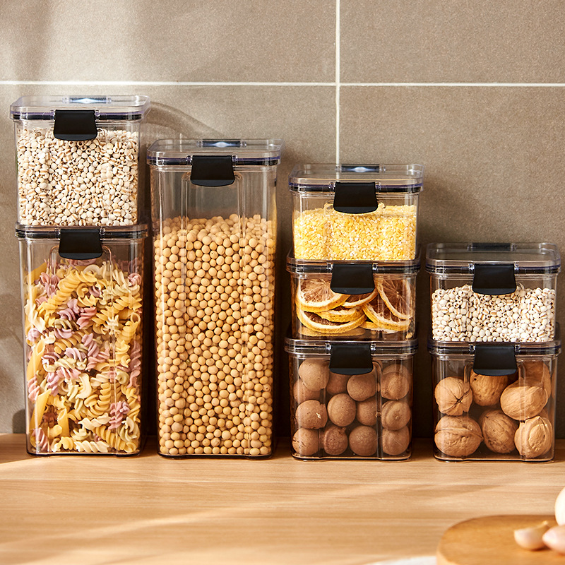 Sealed Jars Kitchen Grain Stor - Food Storage Jar Set recension och pris