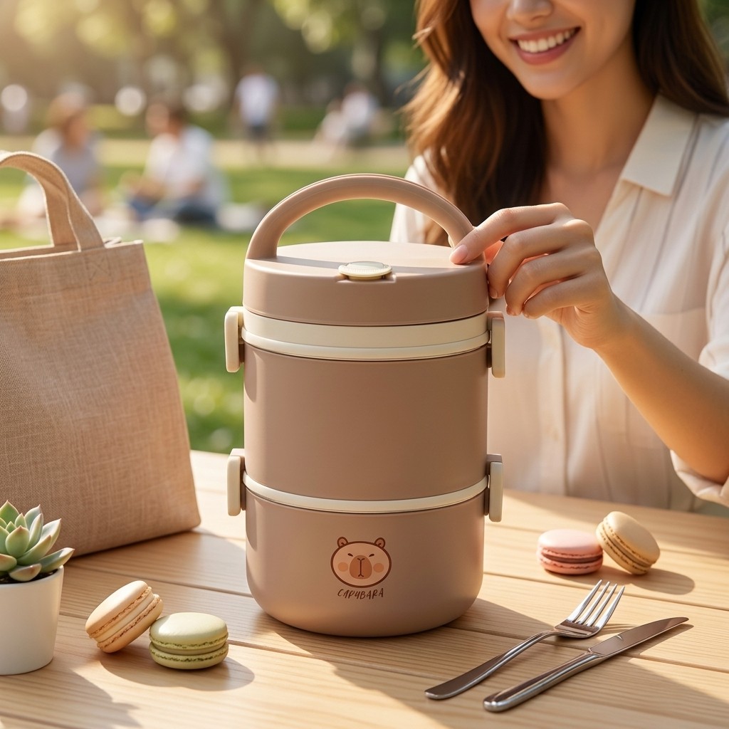 304 Stainless Steel Thermal Lu - Food Storage Jar Set recension och pris
