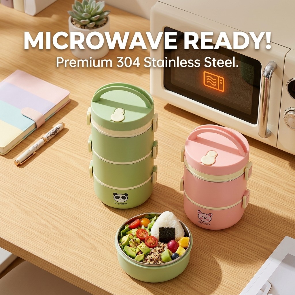 304 Stainless Steel Thermal Lu - Food Storage Jar Set recension och pris