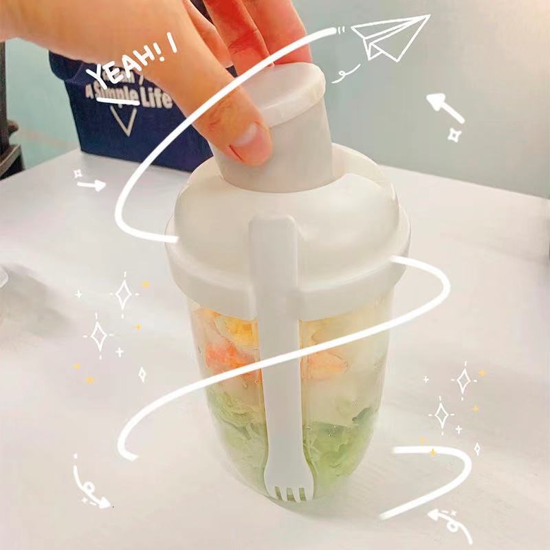 Portable Breakfast Cups Cereal - Food Storage Yogurt recension och pris