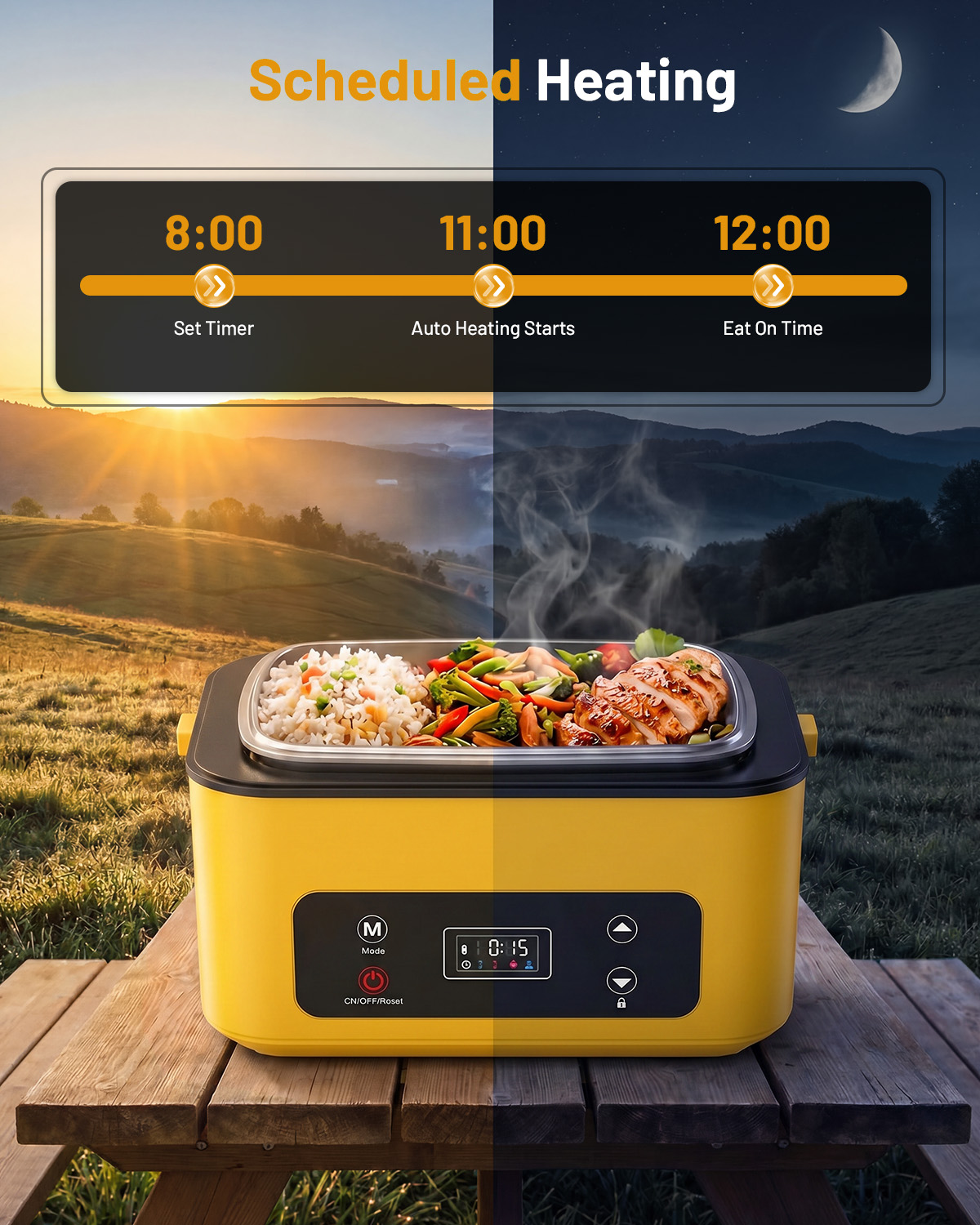 TaskStar Portable Heated Lunch - Food Storage Camping recension och pris