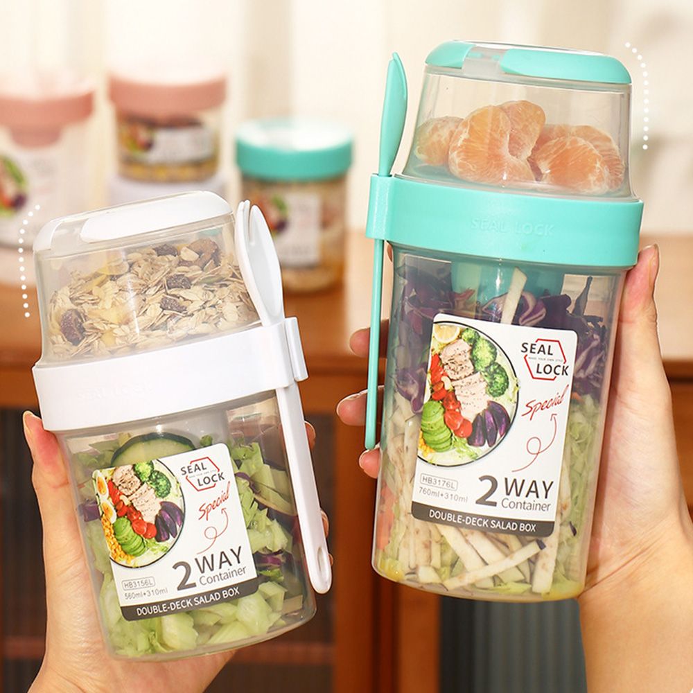 Double-layer Fresh-keeping Box - Food Storage Yogurt recension och pris