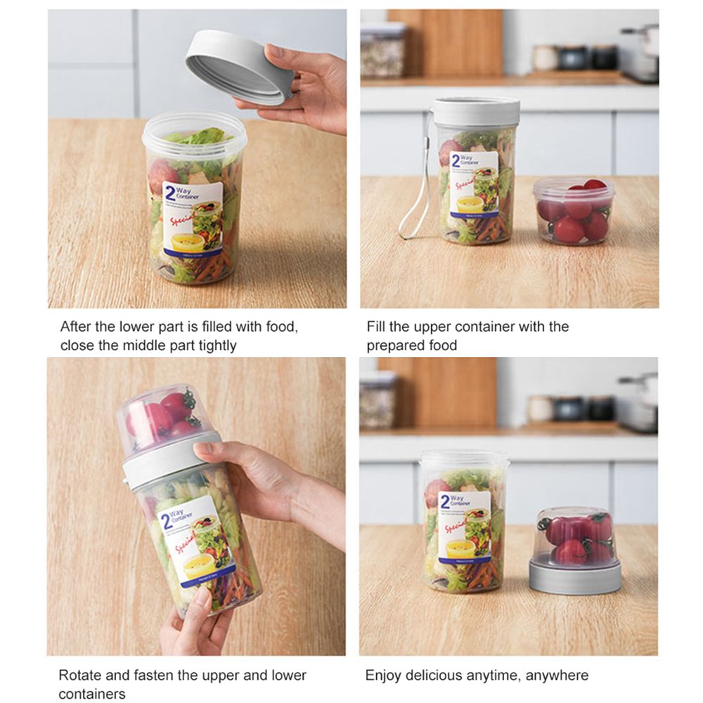 Double-layer Fresh-keeping Box - Food Storage Yogurt recension och pris