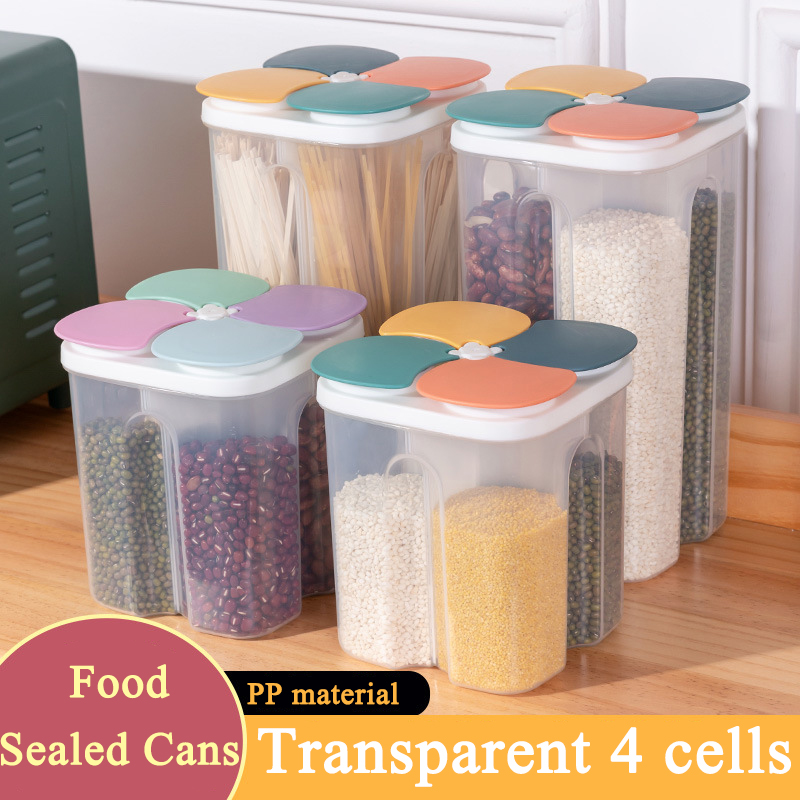 Kitchen Cereals Storage Box Pl - Food Storage Jar Set recension och pris
