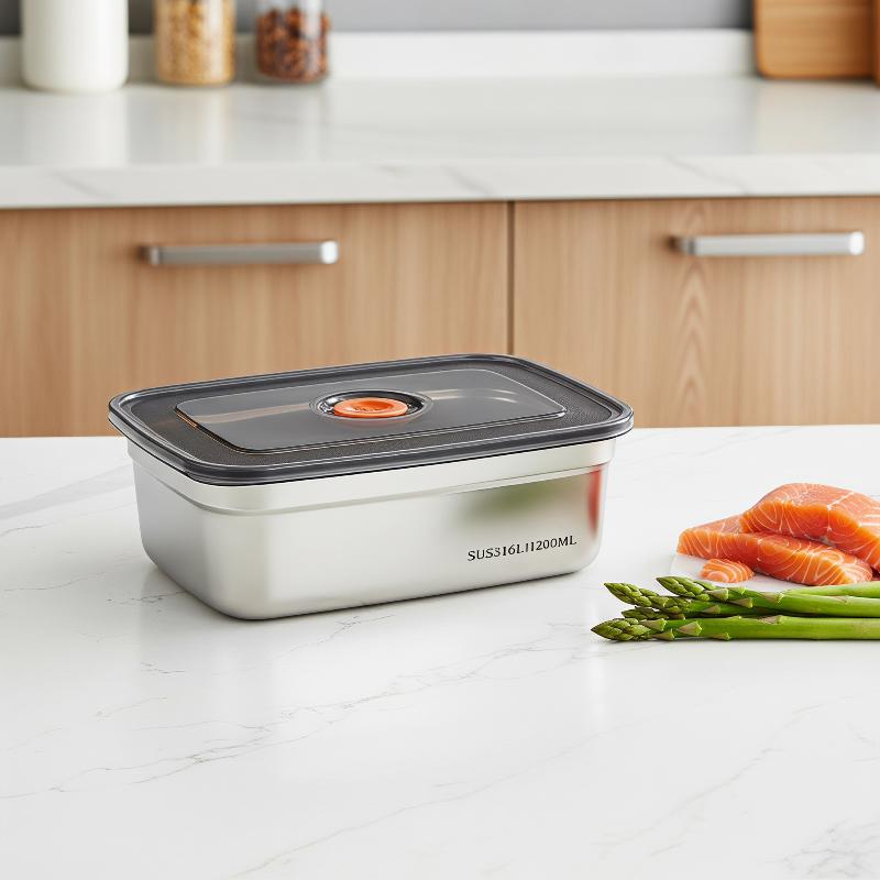Stainless Steel Sealed Lunch B - Food Storage Freezer Containers recension och pris