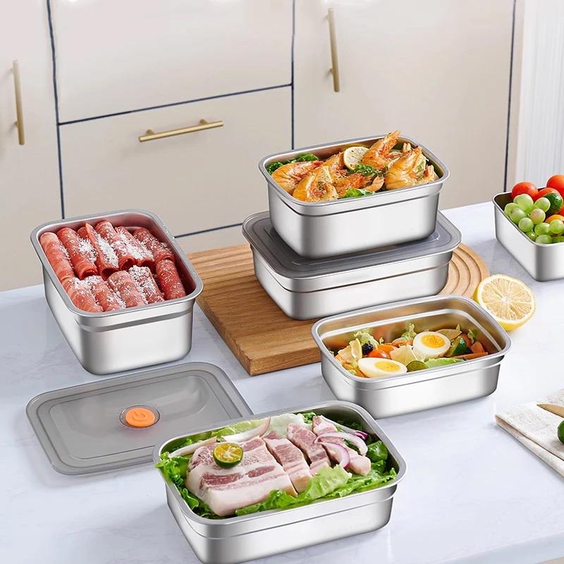 Stainless Steel Sealed Lunch B - Food Storage Freezer Containers recension och pris