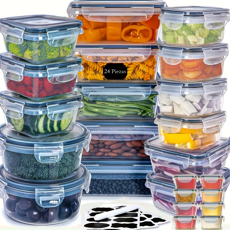 48PCS BPA-Free Food Storage Se - Food Storage Jar Set recension och pris
