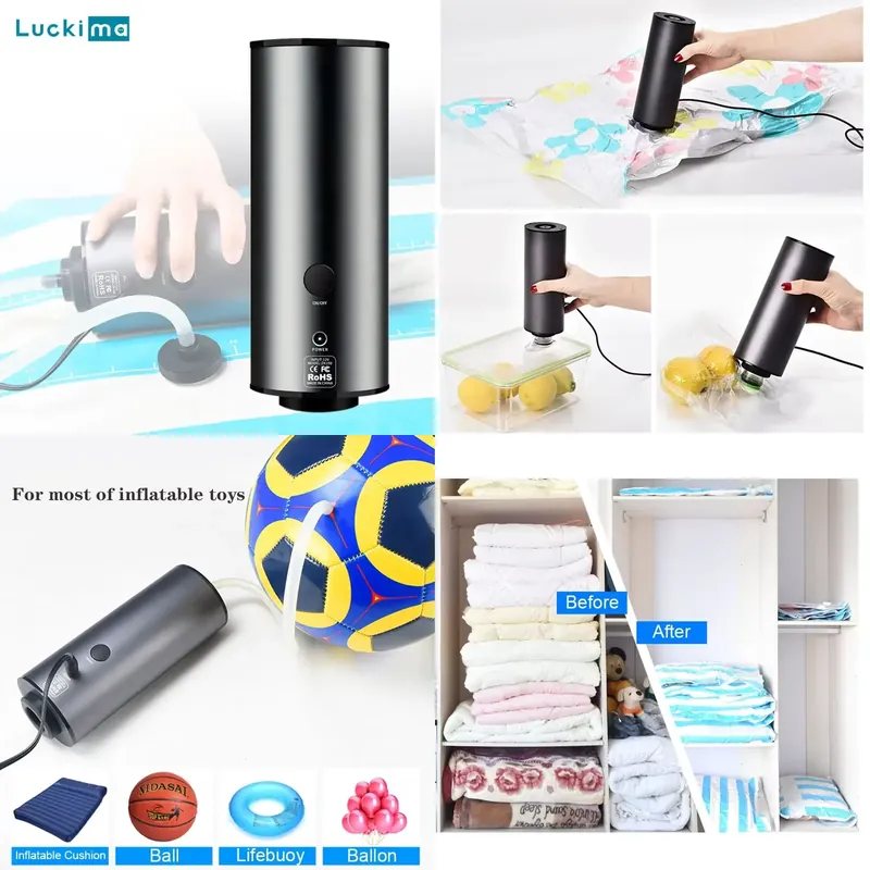 2 In 1 Portable Air Vacuum Mac - Food Storage Vacuum Pump recension och pris