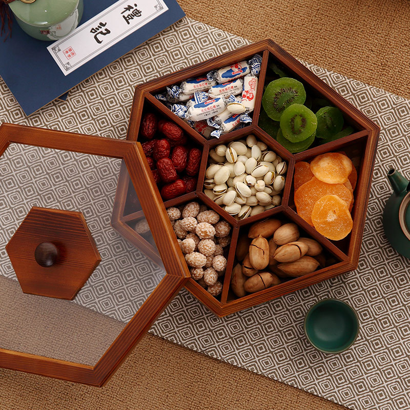 New Wood Candy Biscuit Storage - Food Storage Jar Set recension och pris