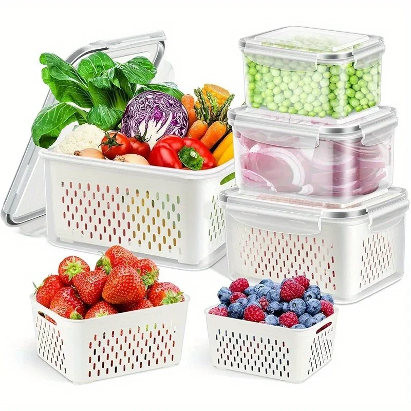 Fridge Food Storage Container  - Food Storage Jar Set recension och pris