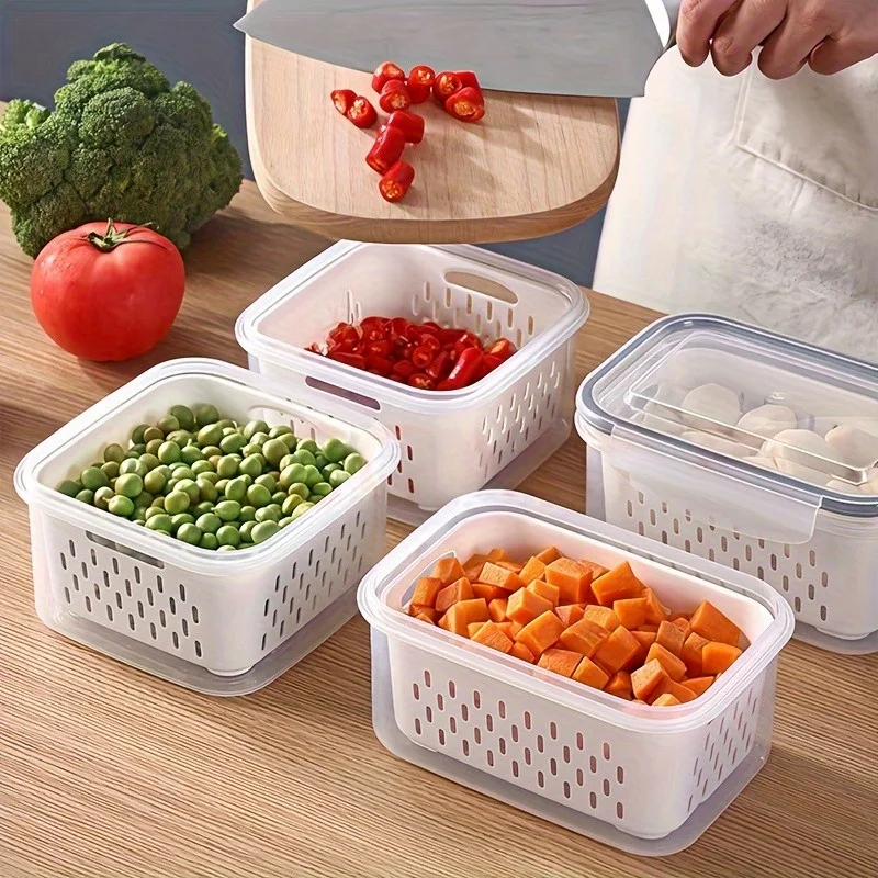 Fridge Food Storage Container  - Food Storage Jar Set recension och pris