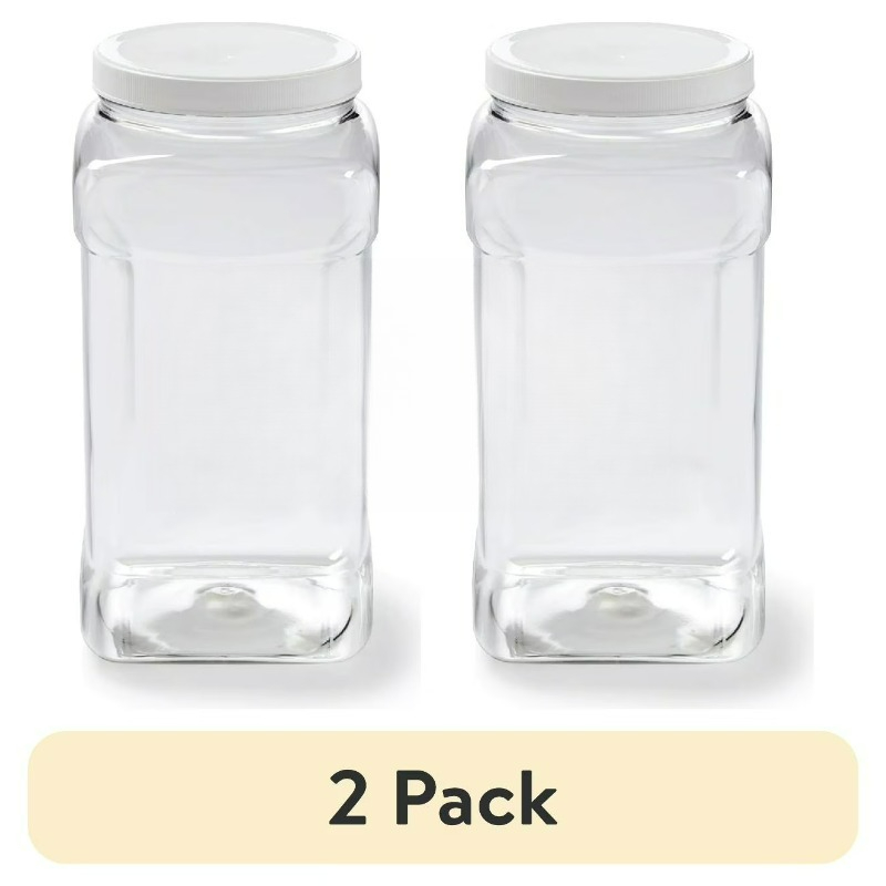 4-Quart Clear Plastic Canister - Food Storage 4 Quart recension och pris